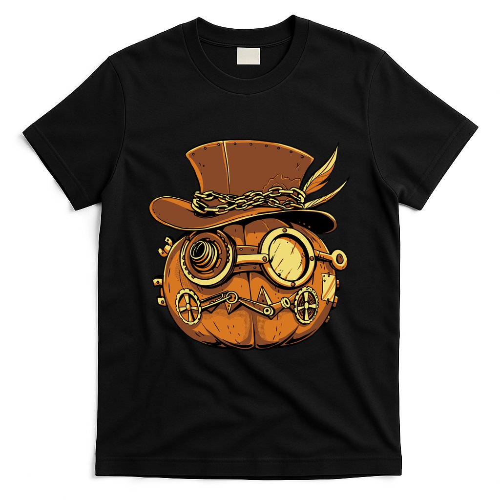 Steampunk Pumpkin Halloween T-Shirt