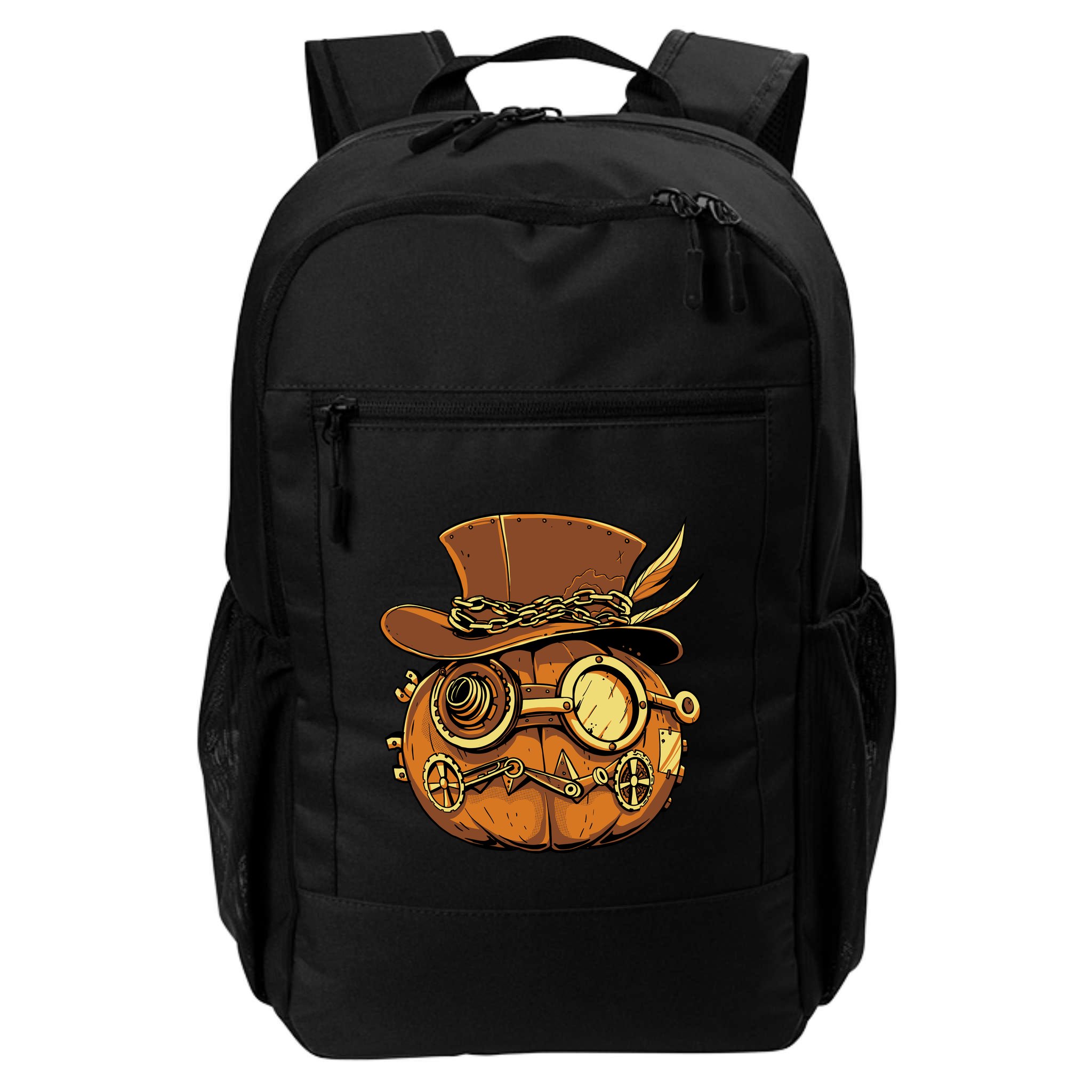 Steampunk Pumpkin Halloween Backpack