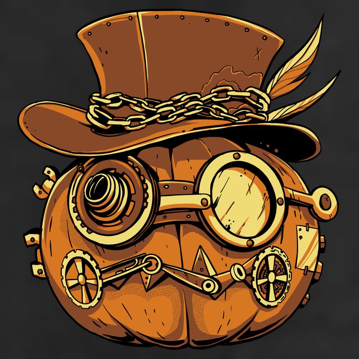 Steampunk Pumpkin Halloween Adult Drive Performance Visor