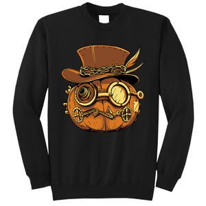 Steampunk Pumpkin Halloween Tall Sweatshirt