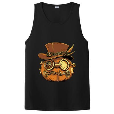 Steampunk Pumpkin Halloween PosiCharge Competitor Tank