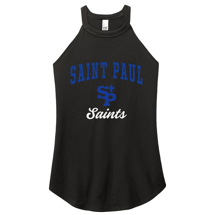 Saint Paul High School Saints Women's Perfect Tri Rocker Tank