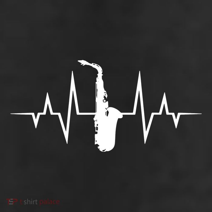 Saxophone Player Heartbeat Saxophone Player 11oz C Handle Ceramic Mug