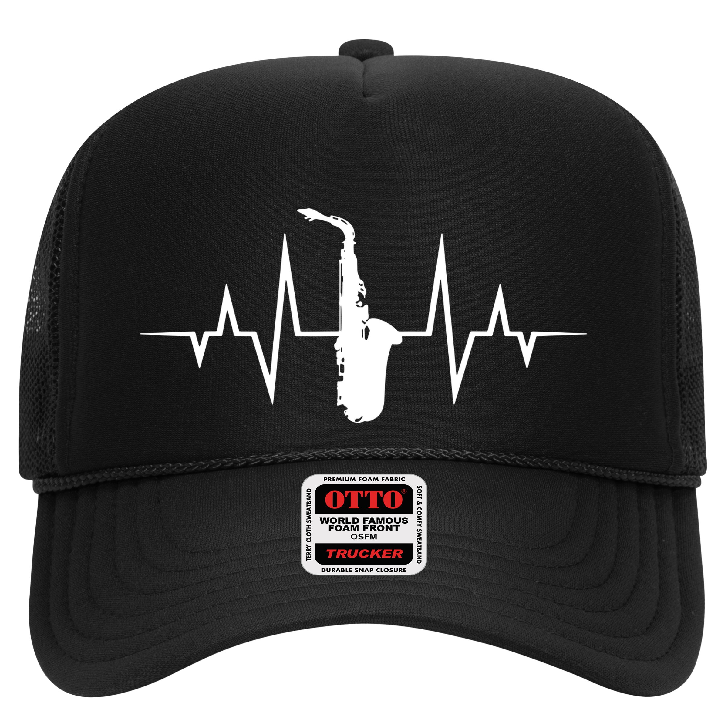 Saxophone Player Heartbeat Saxophone Player Hat