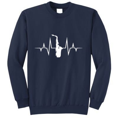Saxophone Player Heartbeat Saxophone Player Sweatshirt