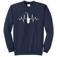 Saxophone Player Heartbeat Saxophone Player Sweatshirt