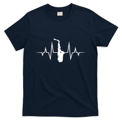 Saxophone Player Heartbeat Saxophone Player T-Shirt