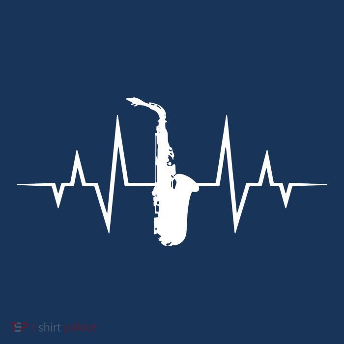 Saxophone Player Heartbeat Saxophone Player Hooded Wearable Blanket