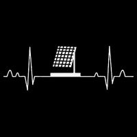 Solar Panel Heartbeat Outfit Global Warming Gift Earth Day Flat Bill Trucker Hat