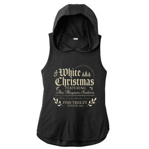 Sisters Pajamas Holiday White Christmas Movie 1954 Xmas Snow Ladies PosiCharge Tri-Blend Wicking Draft Hoodie Tank