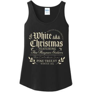 Sisters Pajamas Holiday White Christmas Movie 1954 Xmas Snow Ladies Essential Tank