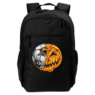 Soccer Player Halloween Pumpkin Skeleton Hallows' Day Backpack