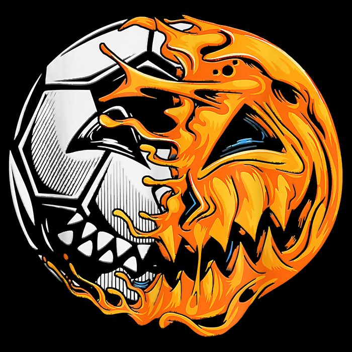 Soccer Player Halloween Pumpkin Skeleton Hallows' Day Sustainable Bucket Hat