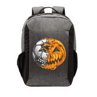 Soccer Player Halloween Pumpkin Skeleton Hallows' Day Vector Backpack