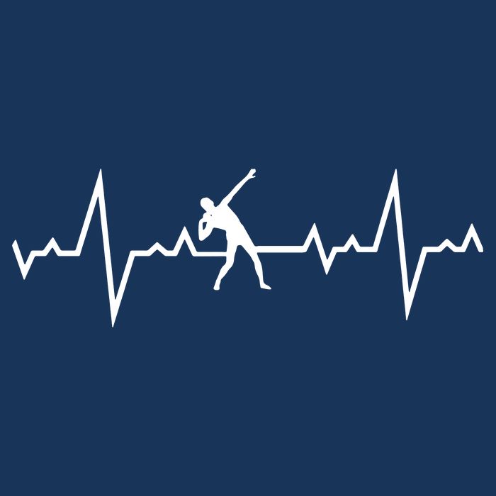 Shot Put Heart Beats Bag