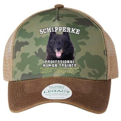 Schipperke Professional Human Trainer Cute Dog Legacy Tie Dye Trucker Hat