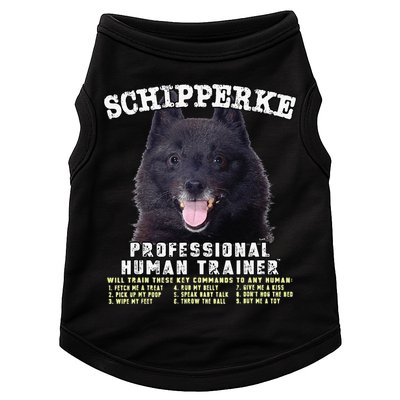 Schipperke Professional Human Trainer Cute Dog Doggie Tank