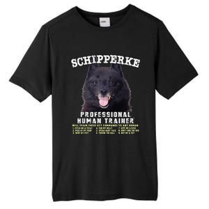 Schipperke Professional Human Trainer Cute Dog Tall Fusion ChromaSoft Performance T-Shirt