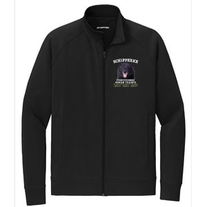 Schipperke Professional Human Trainer Cute Dog Stretch Full-Zip Cadet Jacket