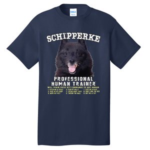 Schipperke Professional Human Trainer Cute Dog Tall T-Shirt