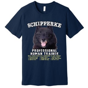 Schipperke Professional Human Trainer Cute Dog Premium T-Shirt