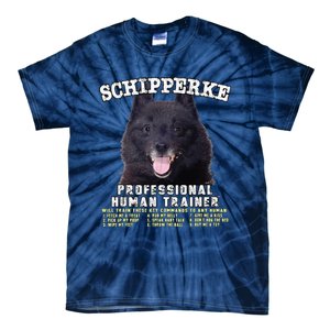 Schipperke Professional Human Trainer Cute Dog Tie-Dye T-Shirt