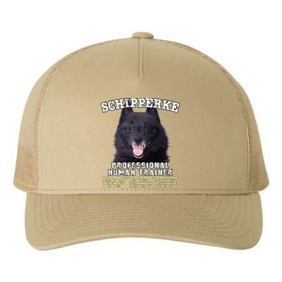 Schipperke Professional Human Trainer Cute Dog Yupoong Adult 5-Panel Trucker Hat