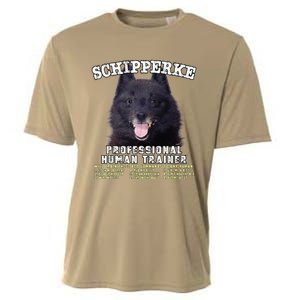 Schipperke Professional Human Trainer Cute Dog Cooling Performance Crew T-Shirt