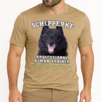 Schipperke Professional Human Trainer Cute Dog Cooling Performance Crew T-Shirt