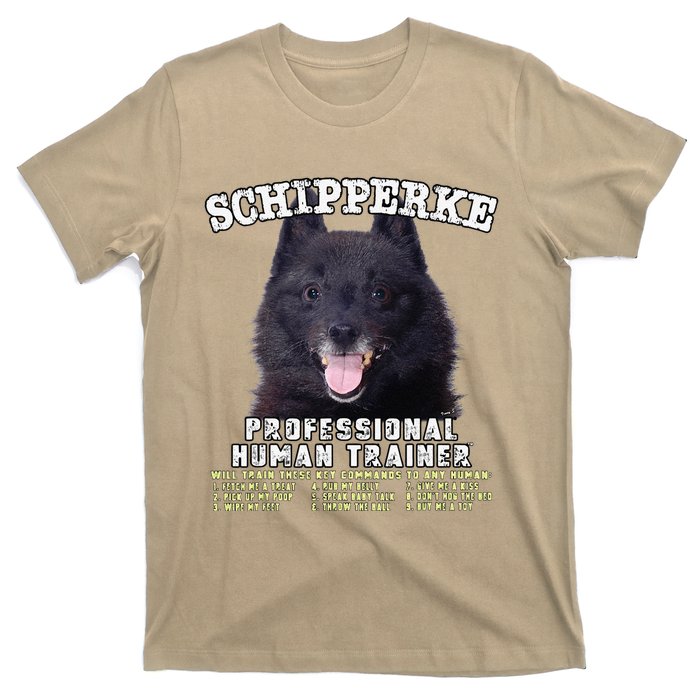 Schipperke Professional Human Trainer Cute Dog T-Shirt