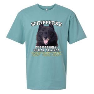 Schipperke Professional Human Trainer Cute Dog Sueded Cloud Jersey T-Shirt