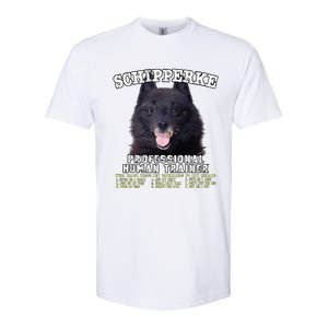 Schipperke Professional Human Trainer Cute Dog Softstyle CVC T-Shirt