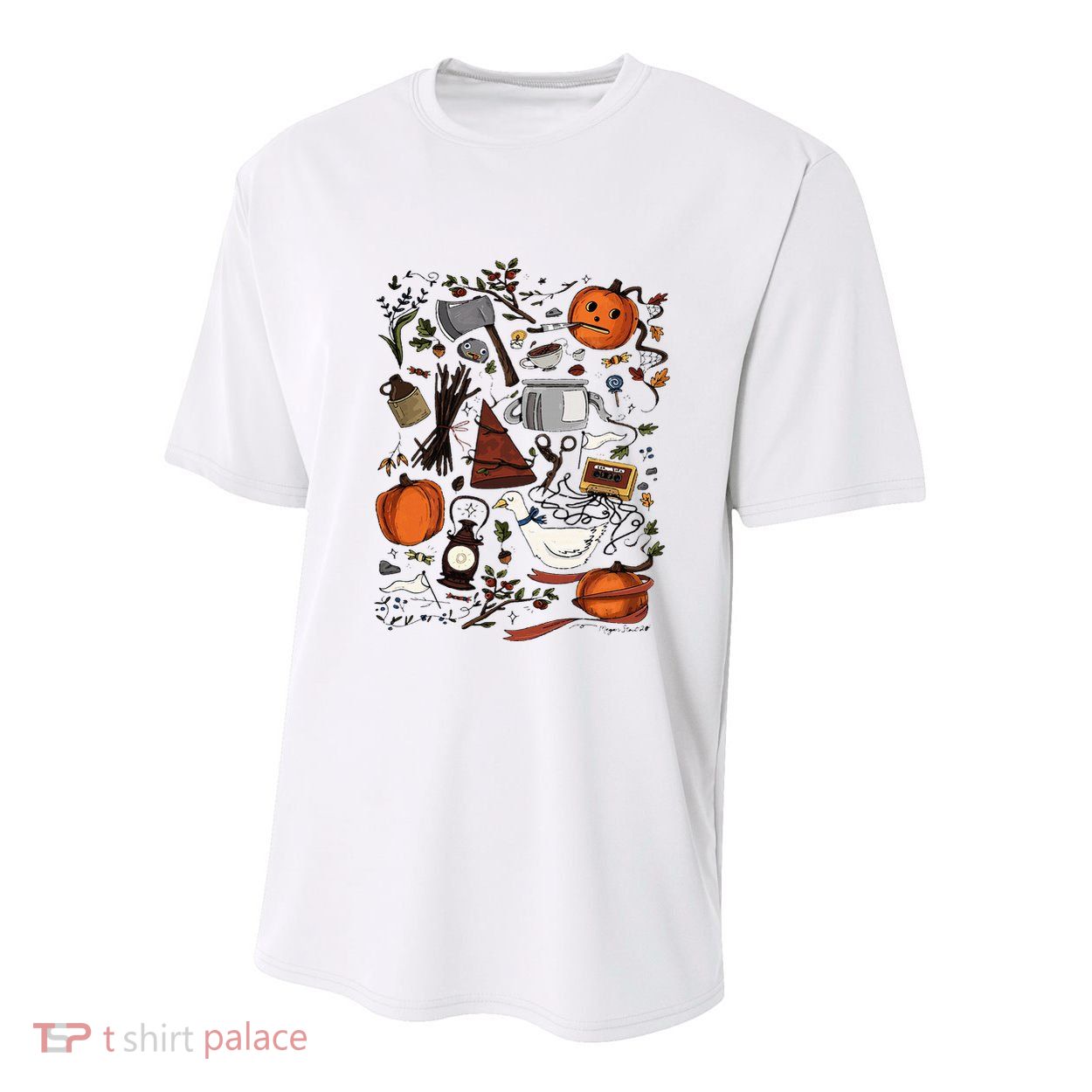 Spooky Pottsfield Harvest Festival Pumpkin Vibes Halloween Youth Performance Sprint T-Shirt