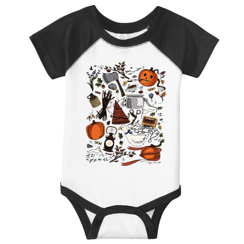 Spooky Pottsfield Harvest Festival Pumpkin Vibes Halloween Infant Baby Jersey Bodysuit