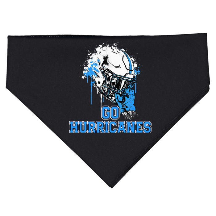 South Plaquemines Hurricanes Rising Helmet Go! USA-Made Doggie Bandana