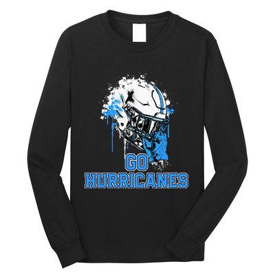 South Plaquemines Hurricanes Rising Helmet Go! Long Sleeve Shirt