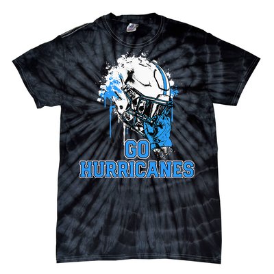 South Plaquemines Hurricanes Rising Helmet Go! Tie-Dye T-Shirt