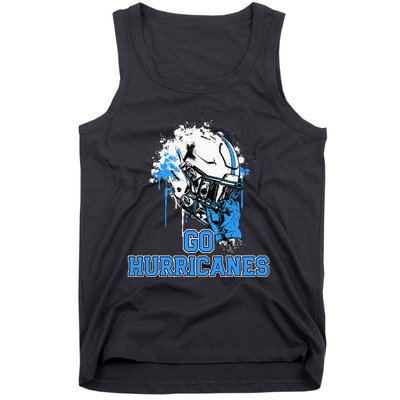 South Plaquemines Hurricanes Rising Helmet Go! Tank Top