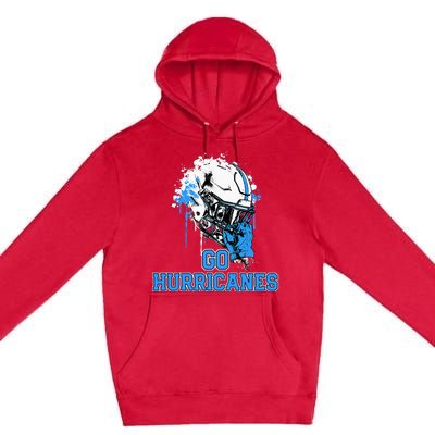 South Plaquemines Hurricanes Rising Helmet Go! Premium Pullover Hoodie