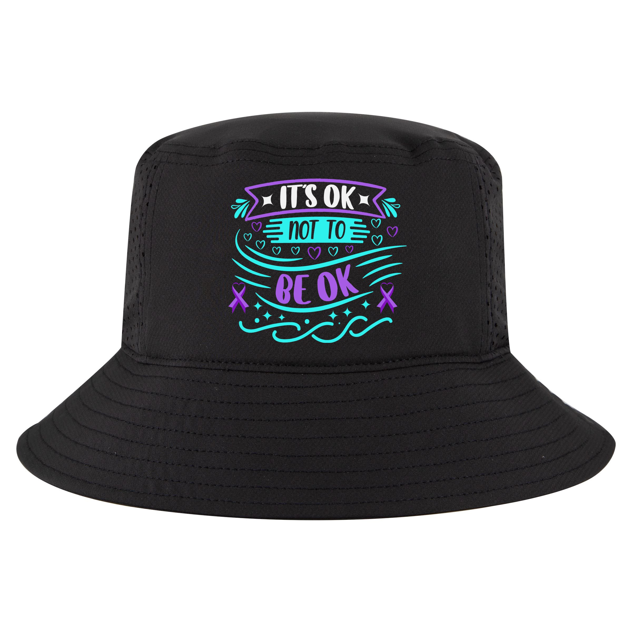 Suicide Prevention It's Ok Not To Be Ok Cool Comfort Performance Bucket Hat