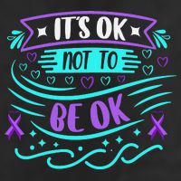 Suicide Prevention It's Ok Not To Be Ok Adult Drive Performance Visor