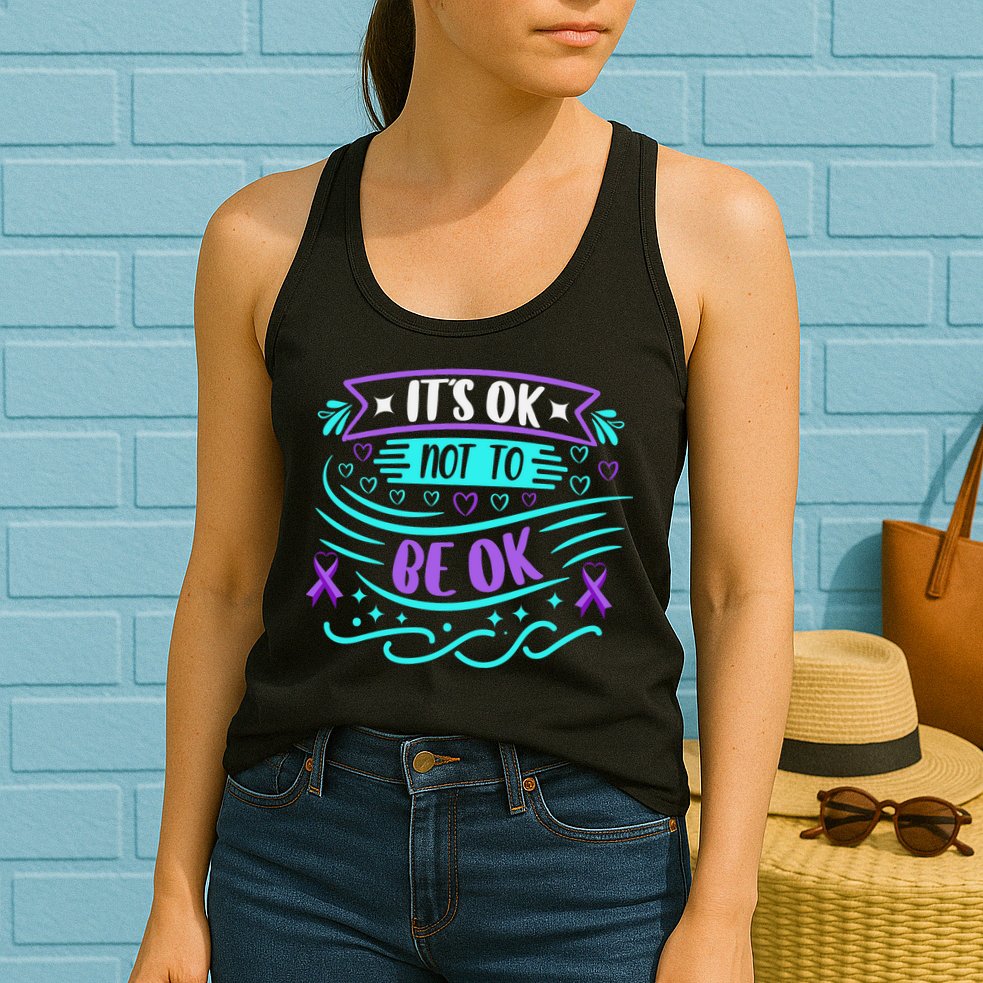 Suicide Prevention It's Ok Not To Be Ok Womens Tank Top