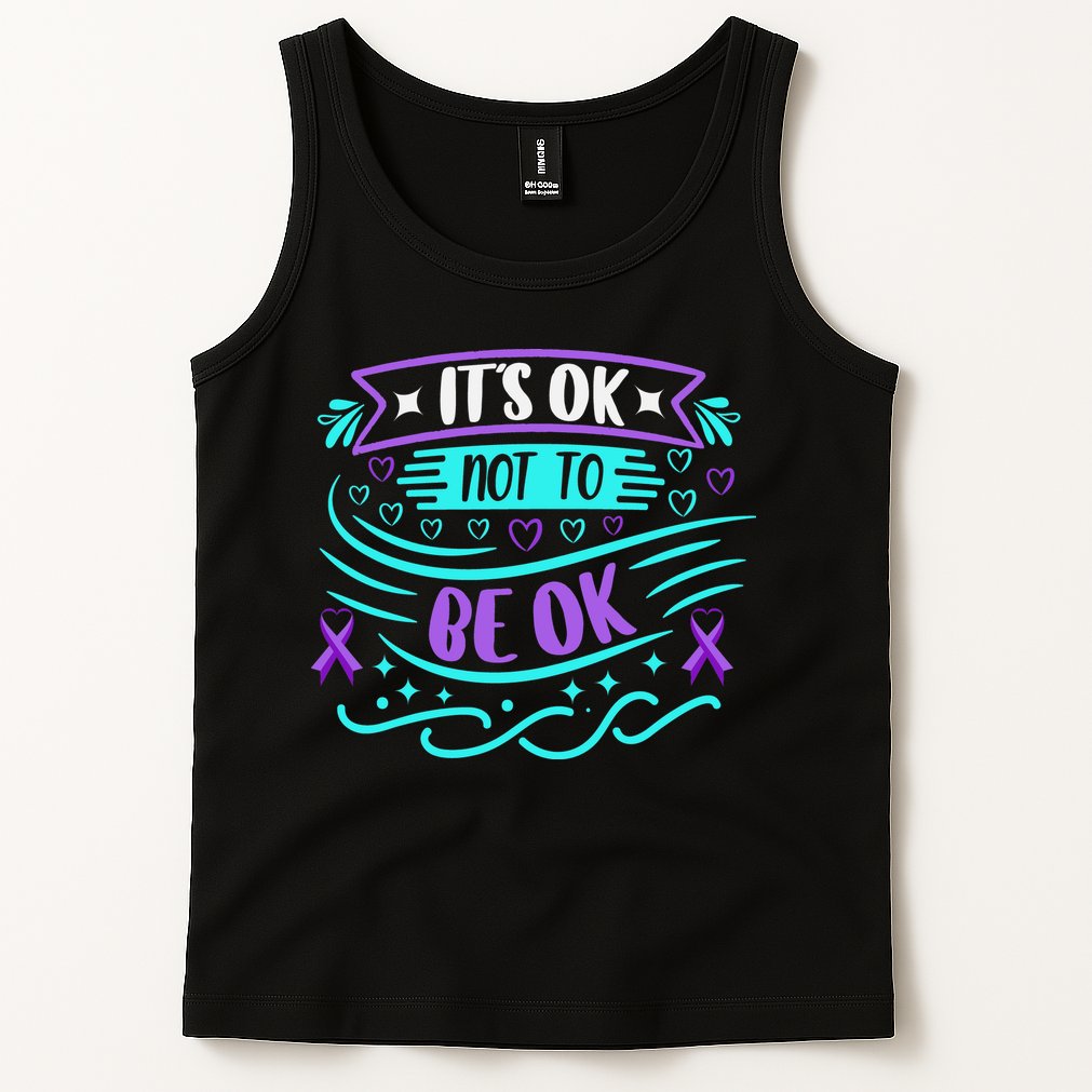 Suicide Prevention It's Ok Not To Be Ok Tank Top