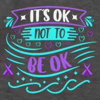 Suicide Prevention It's Ok Not To Be Ok Vector Backpack