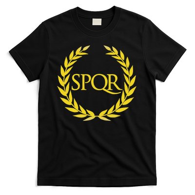 Spqr Purple I Senatus Populus Que Romanus T-Shirt