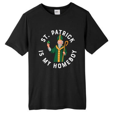 St Patrick Is My Homeboy St Patricks Day Tall Fusion ChromaSoft Performance T-Shirt