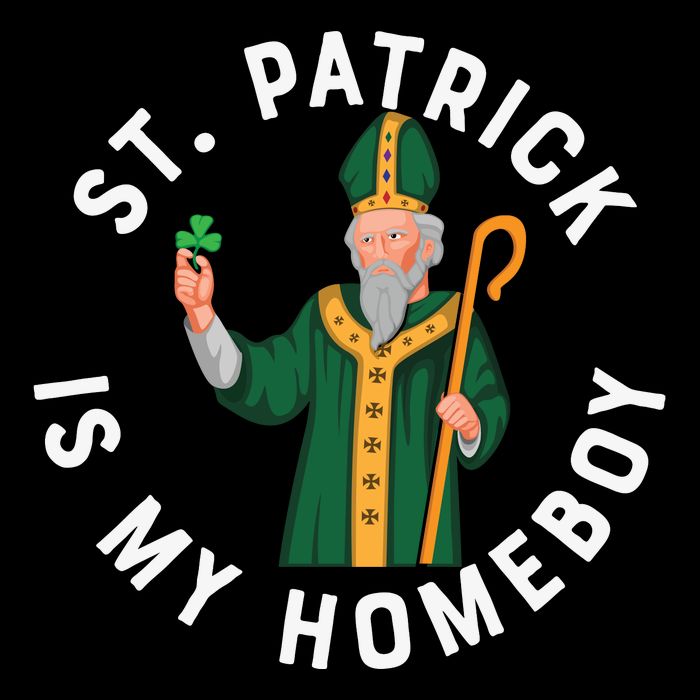 St Patrick Is My Homeboy St Patricks Day Drawstring Bag