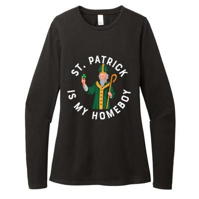 St Patrick Is My Homeboy St Patricks Day Womens CVC Long Sleeve Shirt