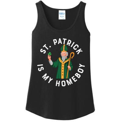 St Patrick Is My Homeboy St Patricks Day Ladies Essential Tank