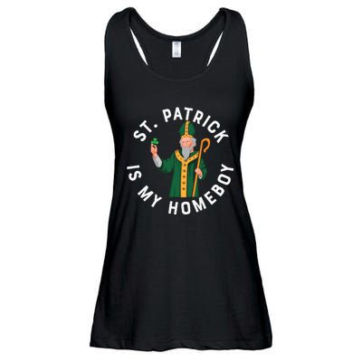 St Patrick Is My Homeboy St Patricks Day Ladies Essential Flowy Tank